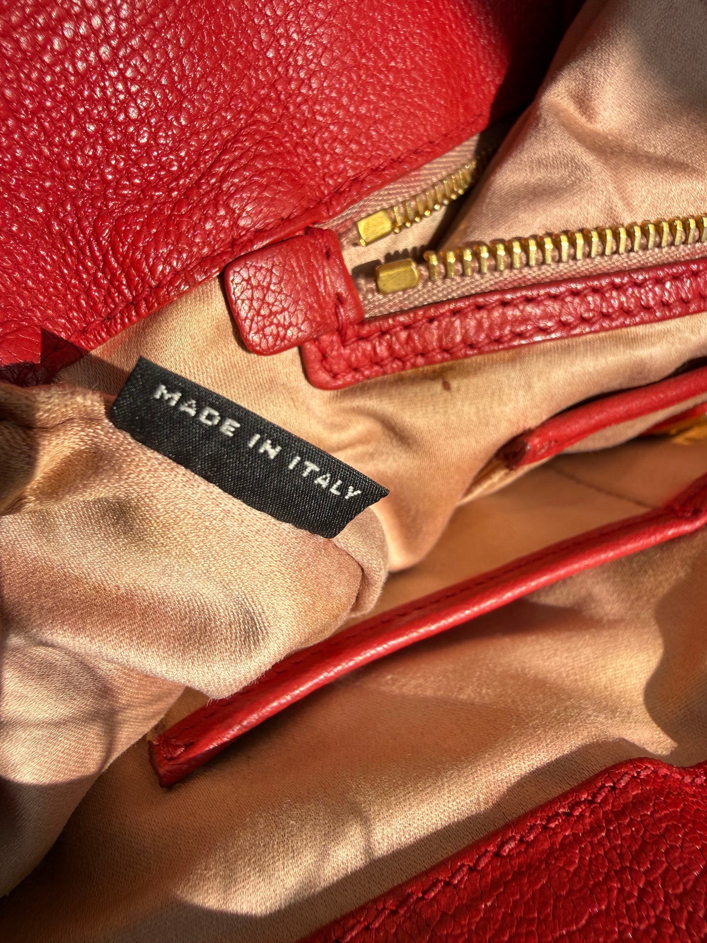 Miu Miu Vitello Shine Tote Bag