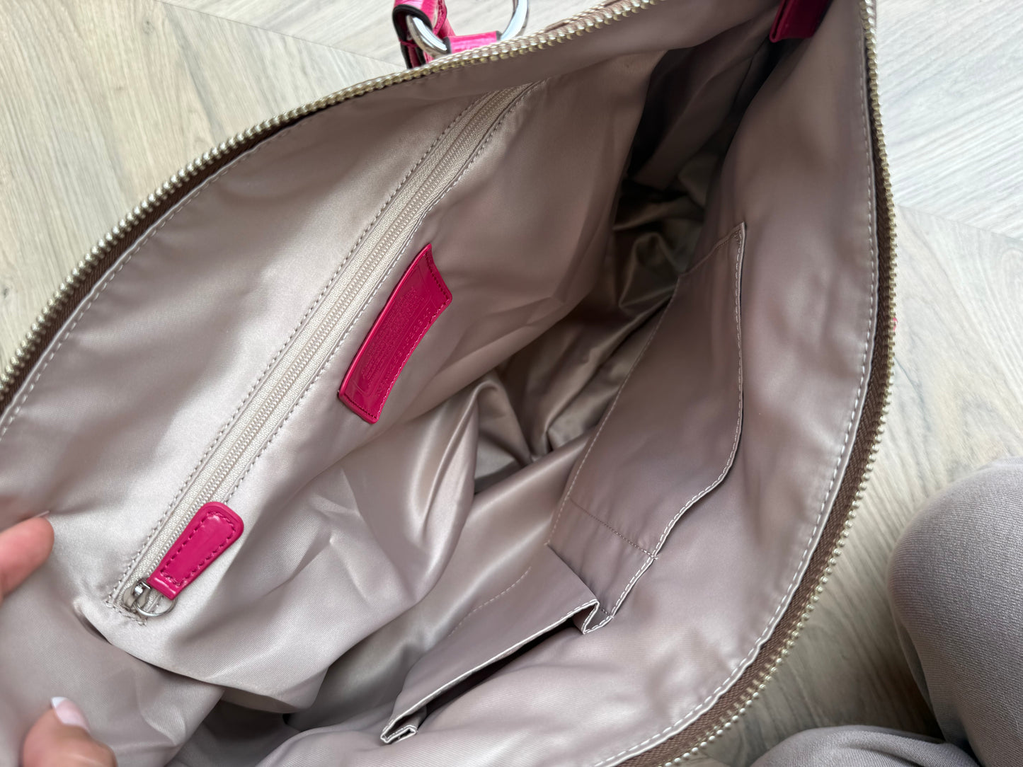 Vintage Coach Poppy Signature Tote F22947