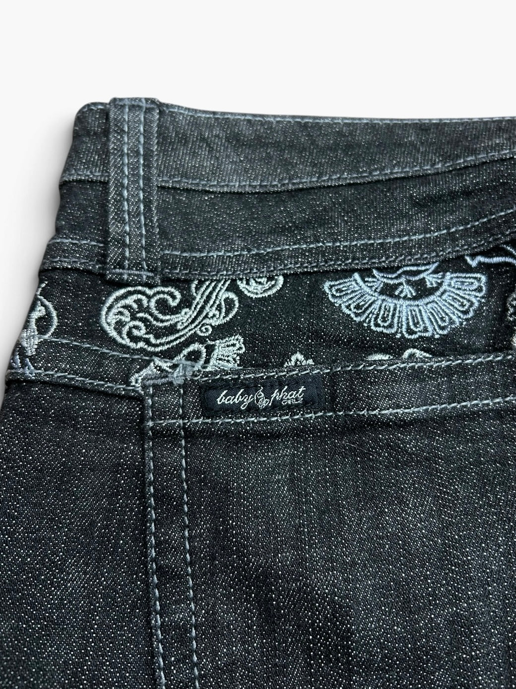 Baby Phat Embroidered Capris