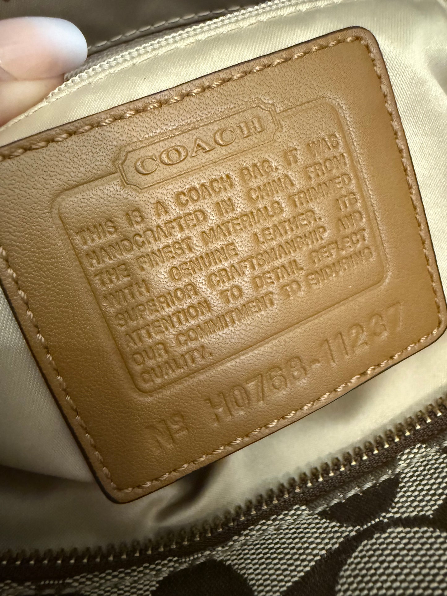 Coach Signature Tote