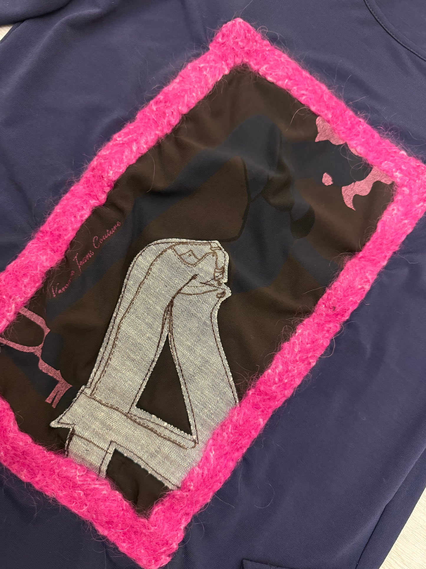 Versace Long Sleeve Graphic Top