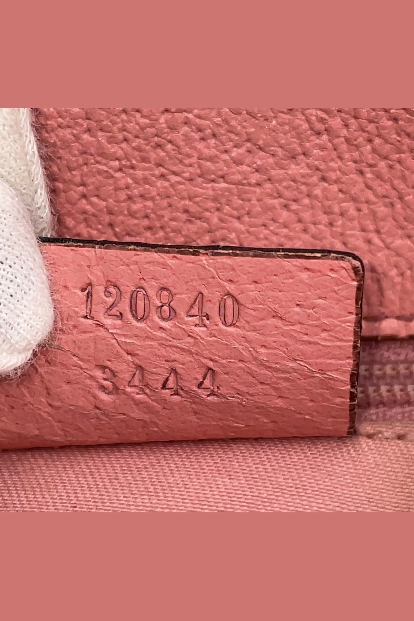 Gucci Eclipse Pink Leather Monogram Shoulder Bag