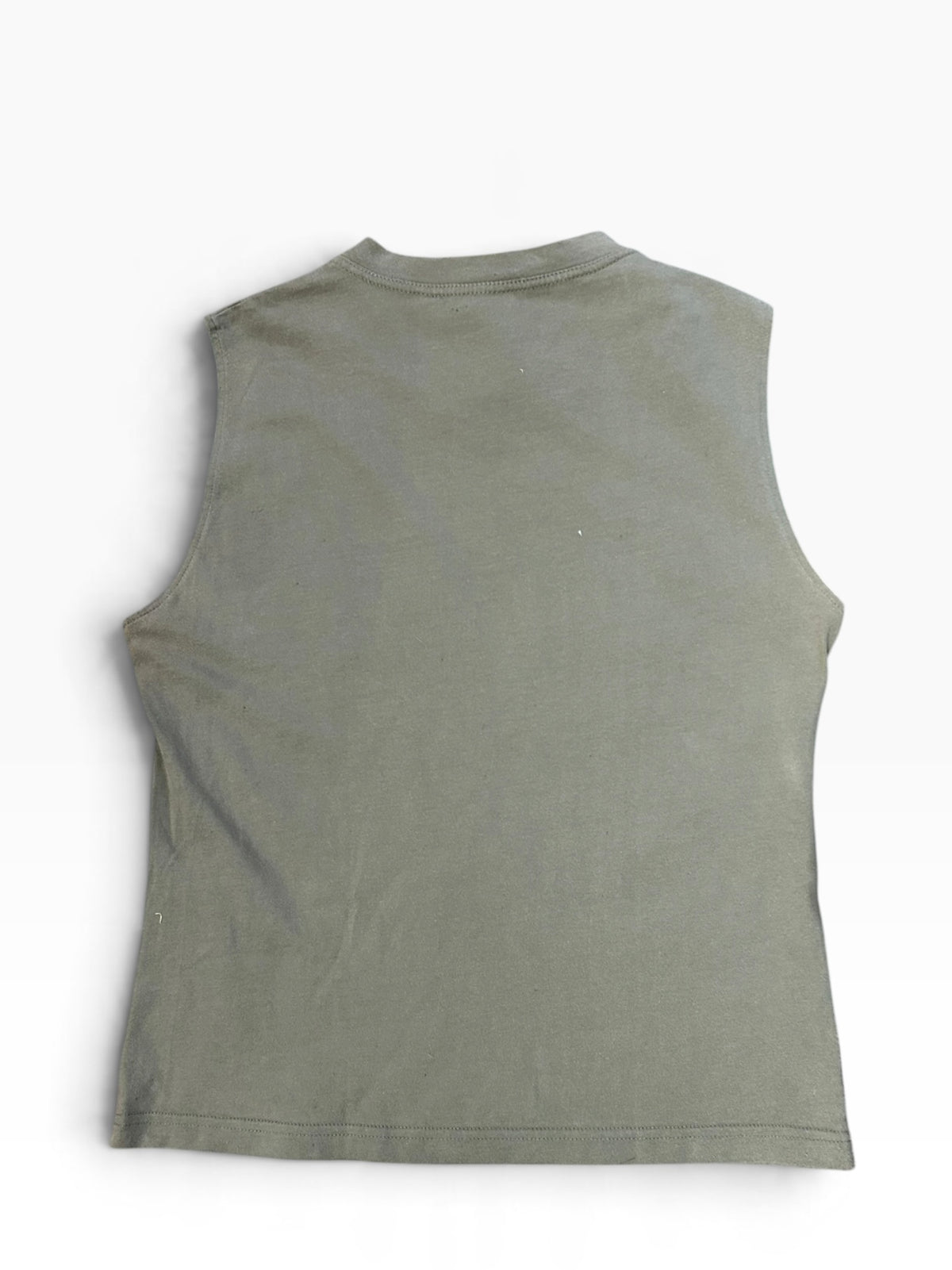 Vintage Christian Dior Denim Logo Sleeveless T-Shirt