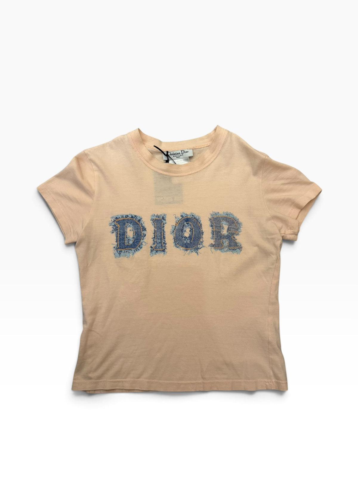 Vintage Christian Dior Denim Logo T-Shirt