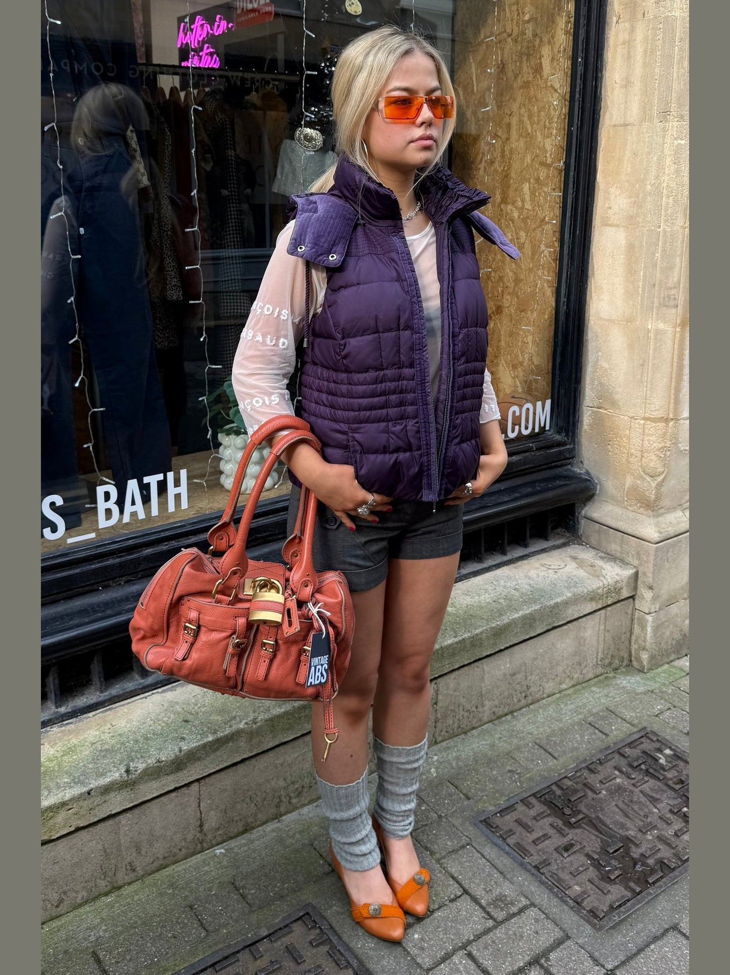 Juicy Couture 2000’s Purple Puffer Gilet
