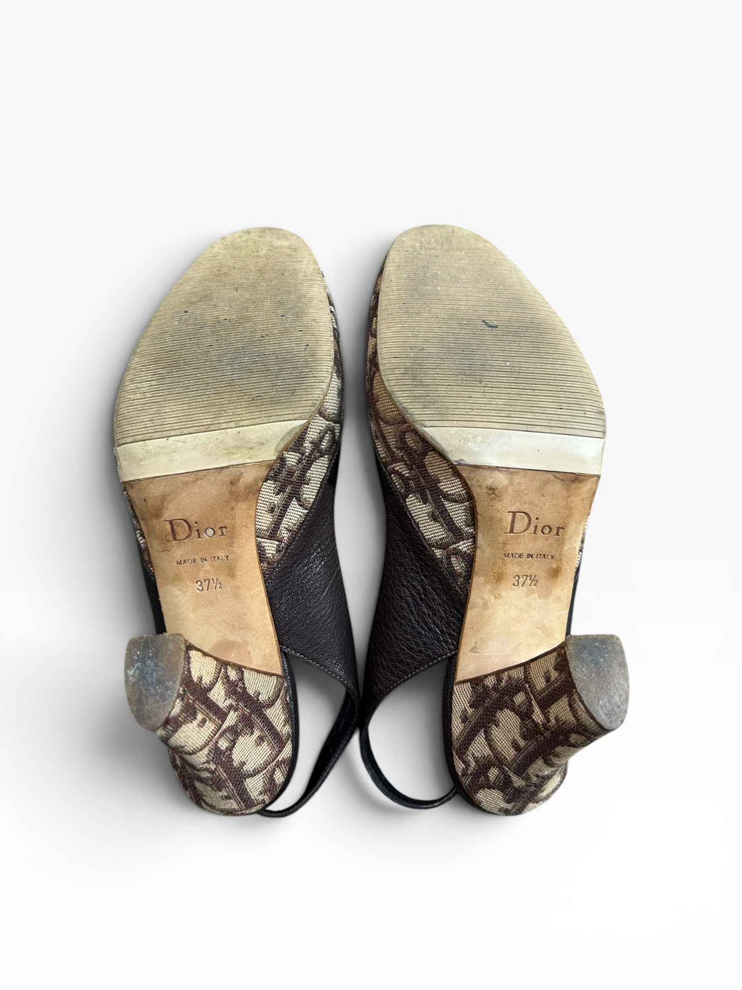 Dior Monogram Slingback Heels
