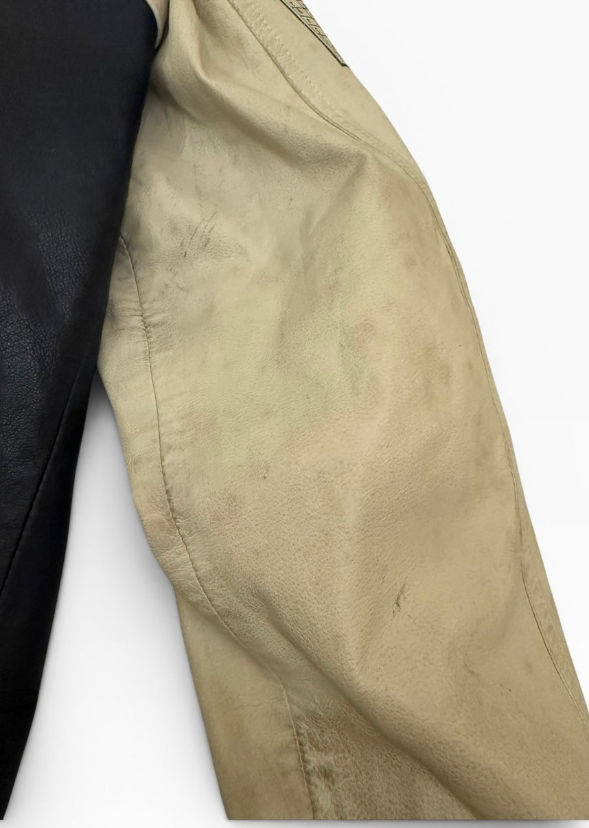 Dolce & Gabbana Leather Varsity Jacket