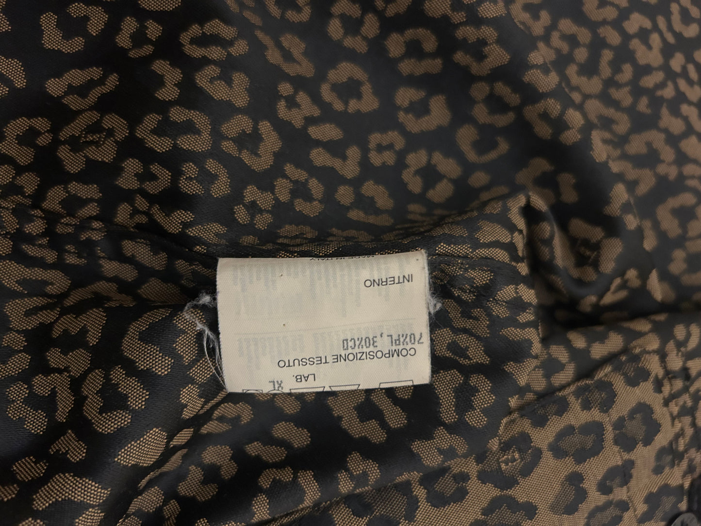 Fendi Jeans Leopard Utility Jacket