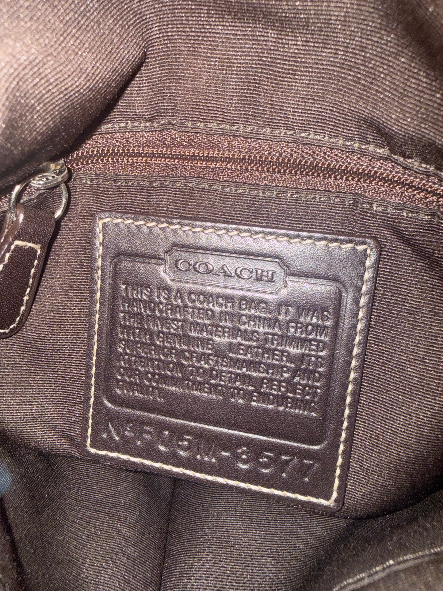 Coach Signature Buckle Duffle Bag