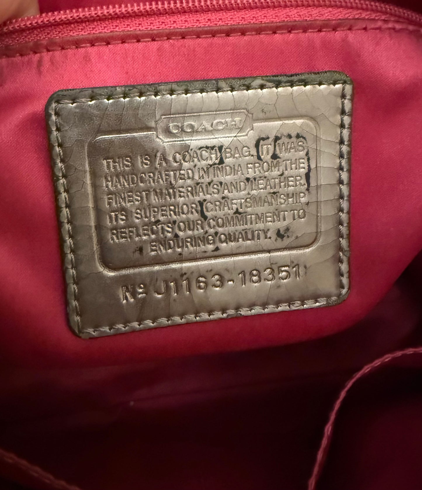 Coach Poppy Tote Bag