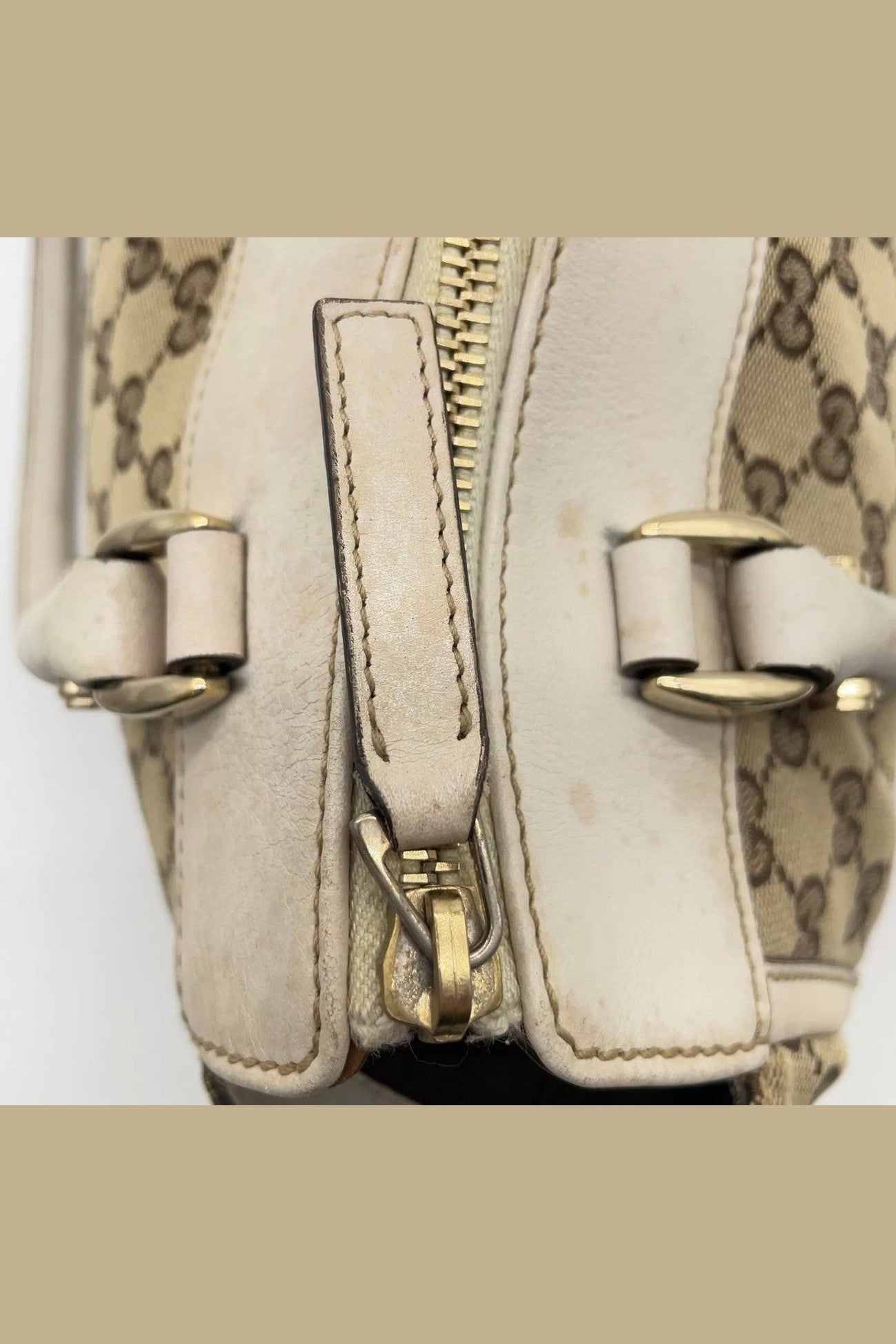 Gucci Leather & Canvas Abbey Shoulder Bag