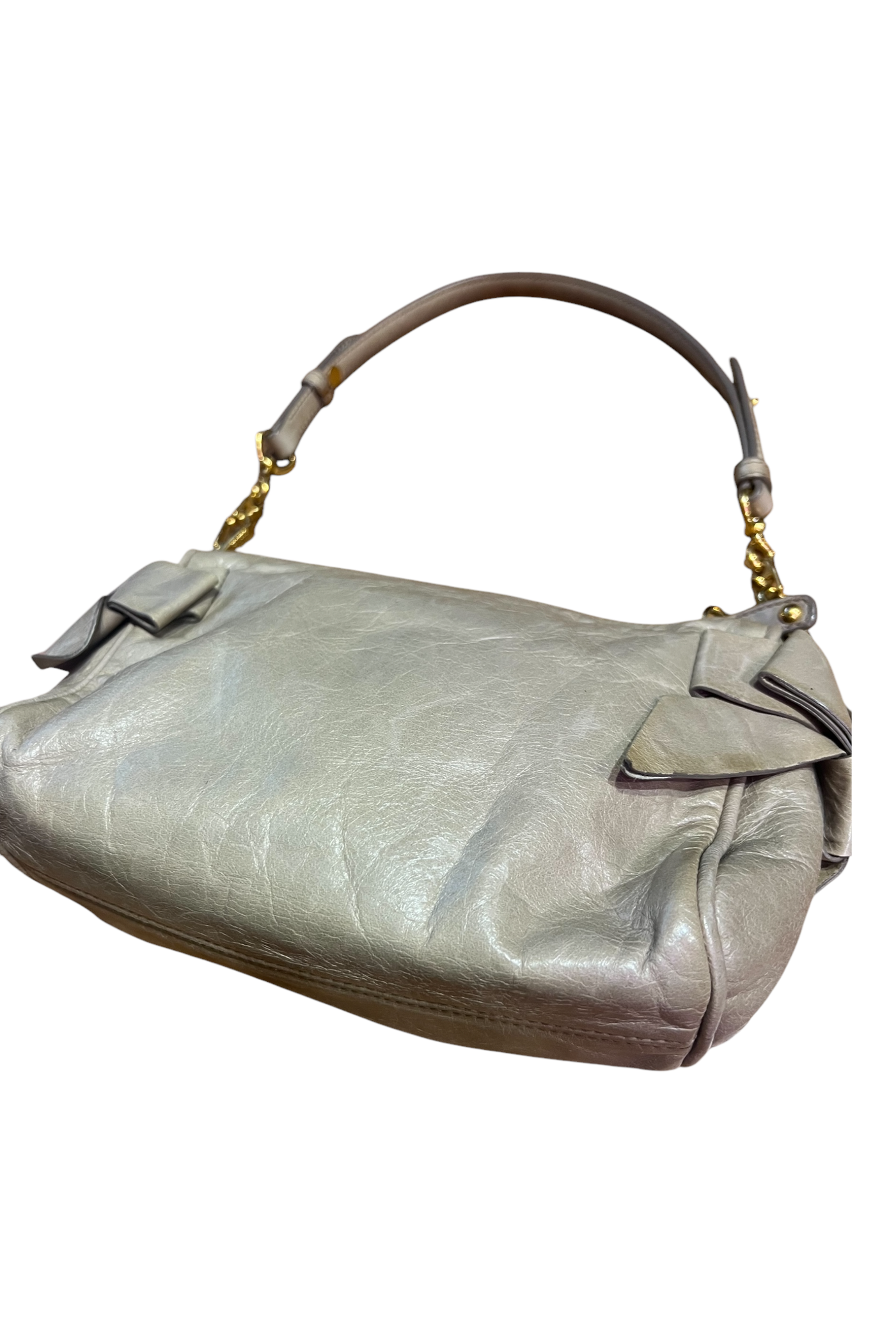 MIU MIU Leather Ribbon Shoulder Bag