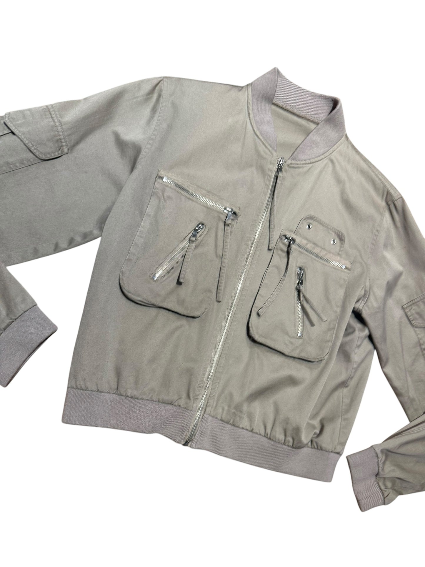 Y2K Utility Bomber Jacket