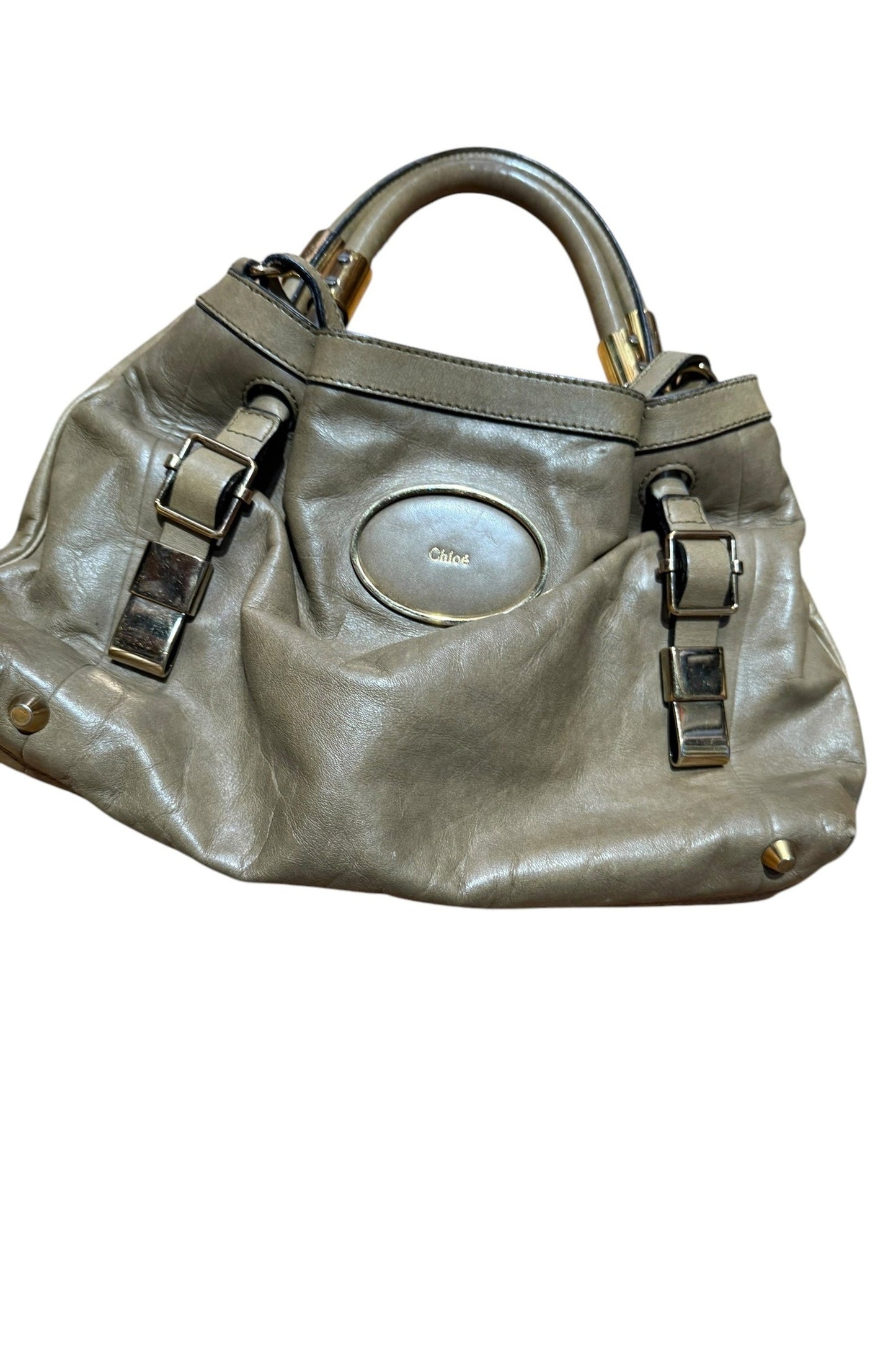 Chloe Beige Victoria 2-Way Handbag