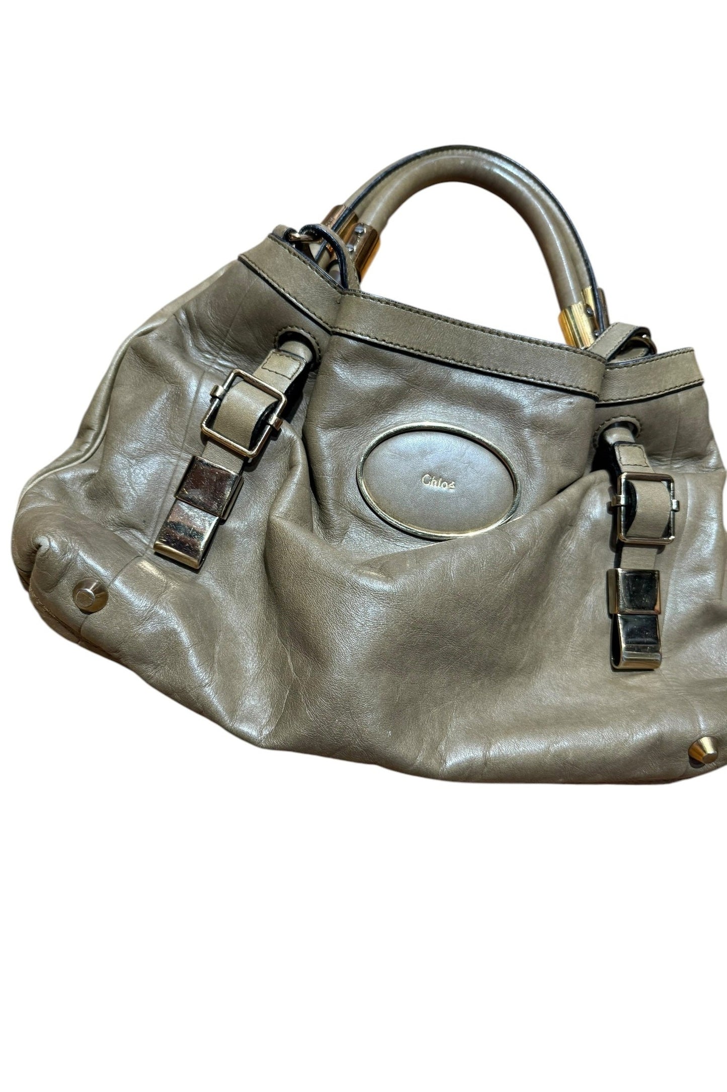 Chloe Beige Victoria 2-Way Handbag