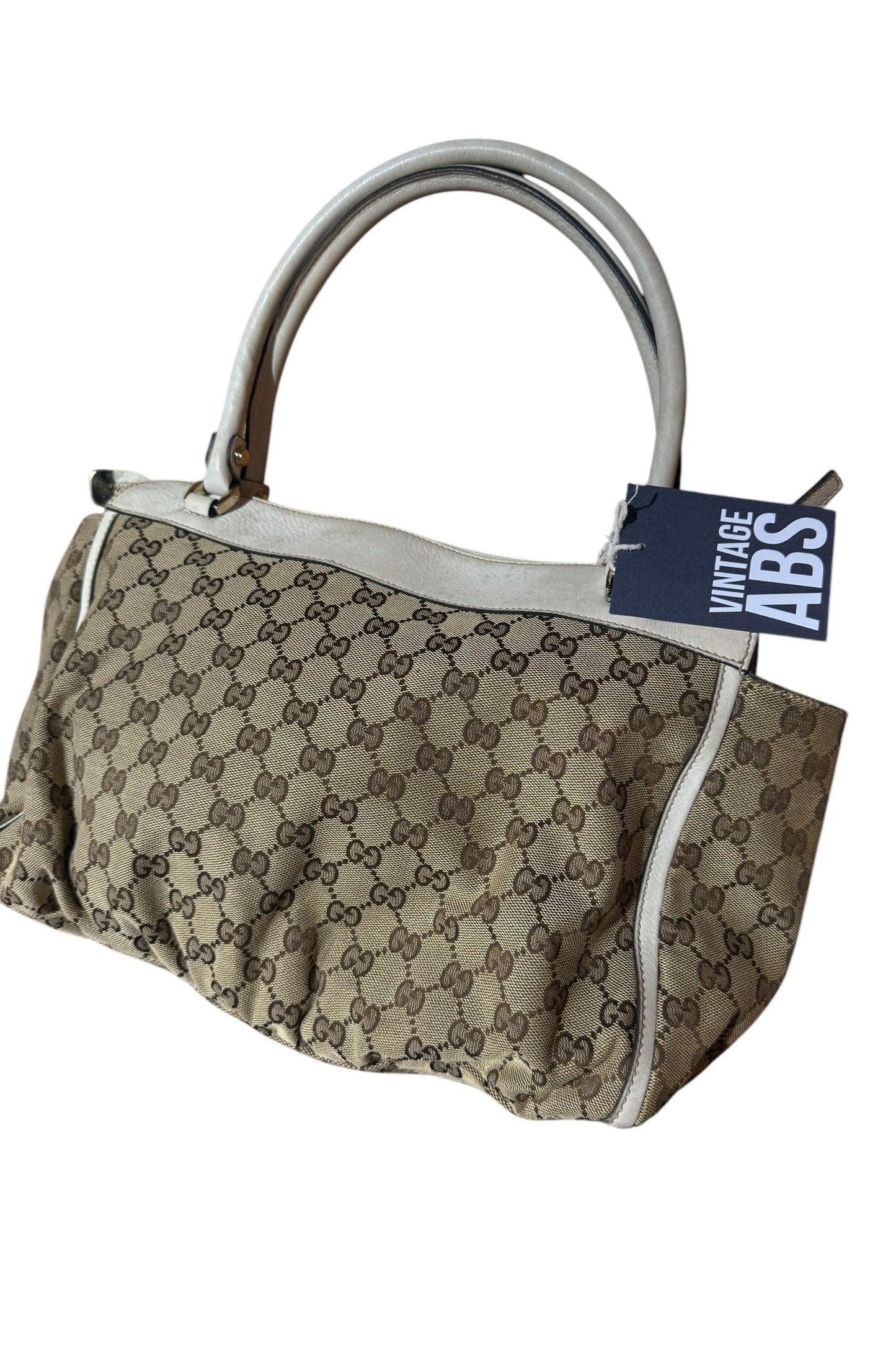 Gucci Leather & Canvas Abbey Shoulder Bag