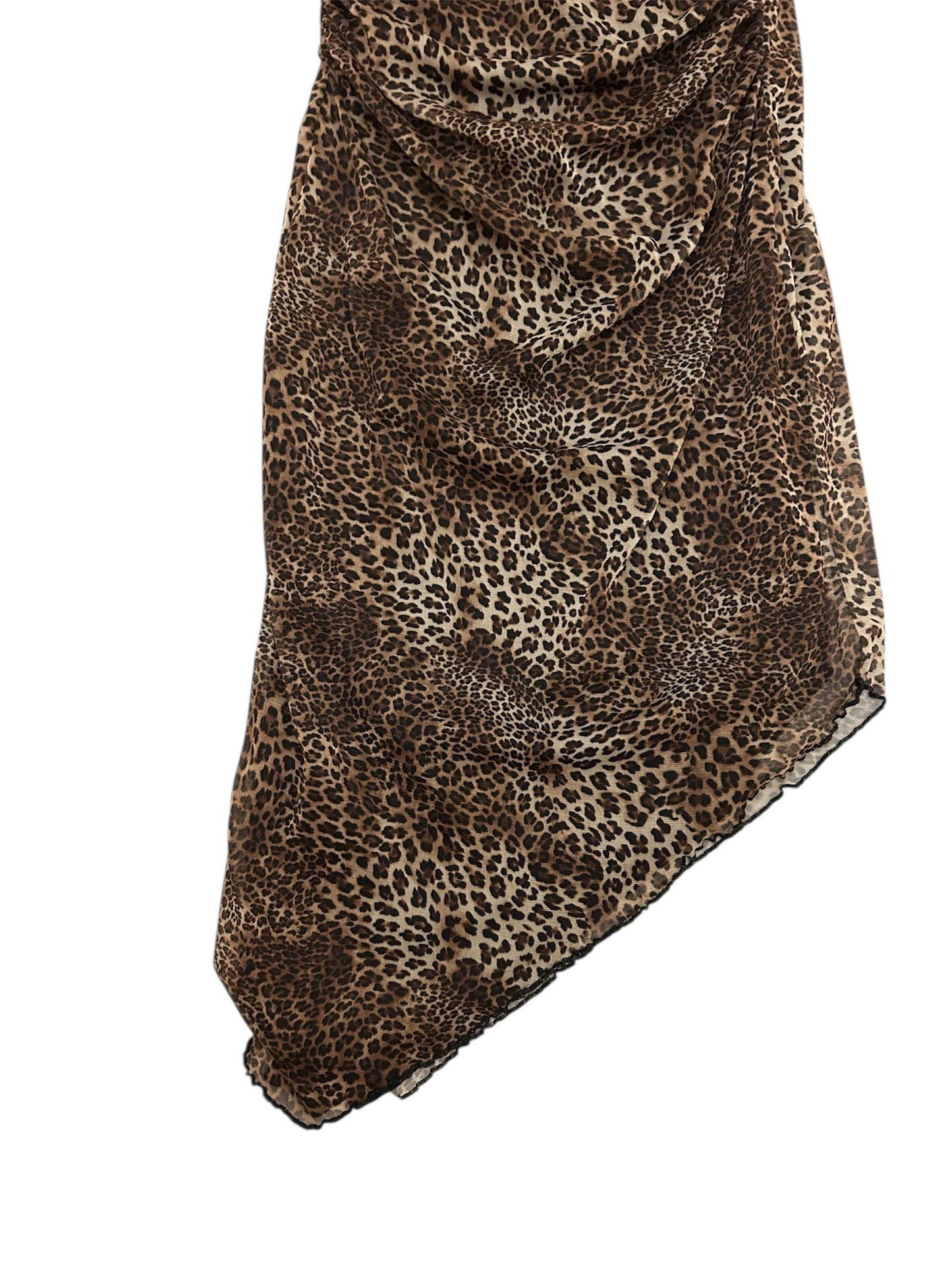 Bay Leopard Print Asymmetric Dress