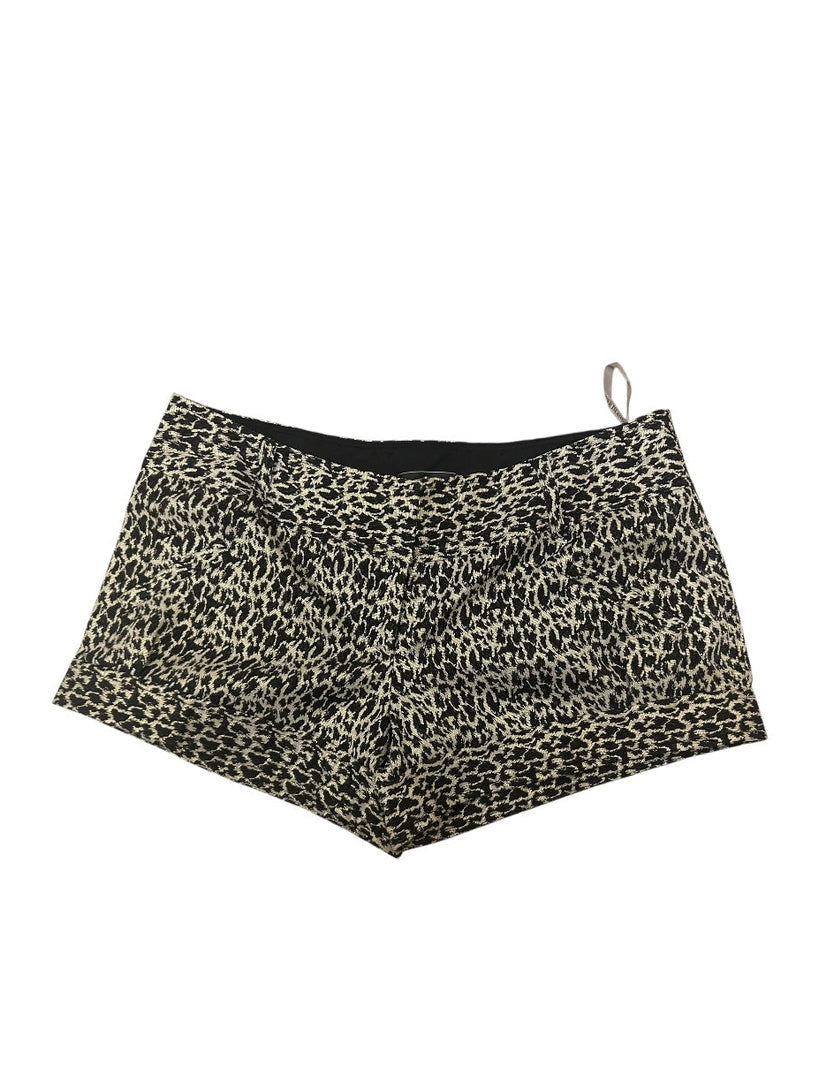 River Island Y2K Leopard Print Metallic Shorts