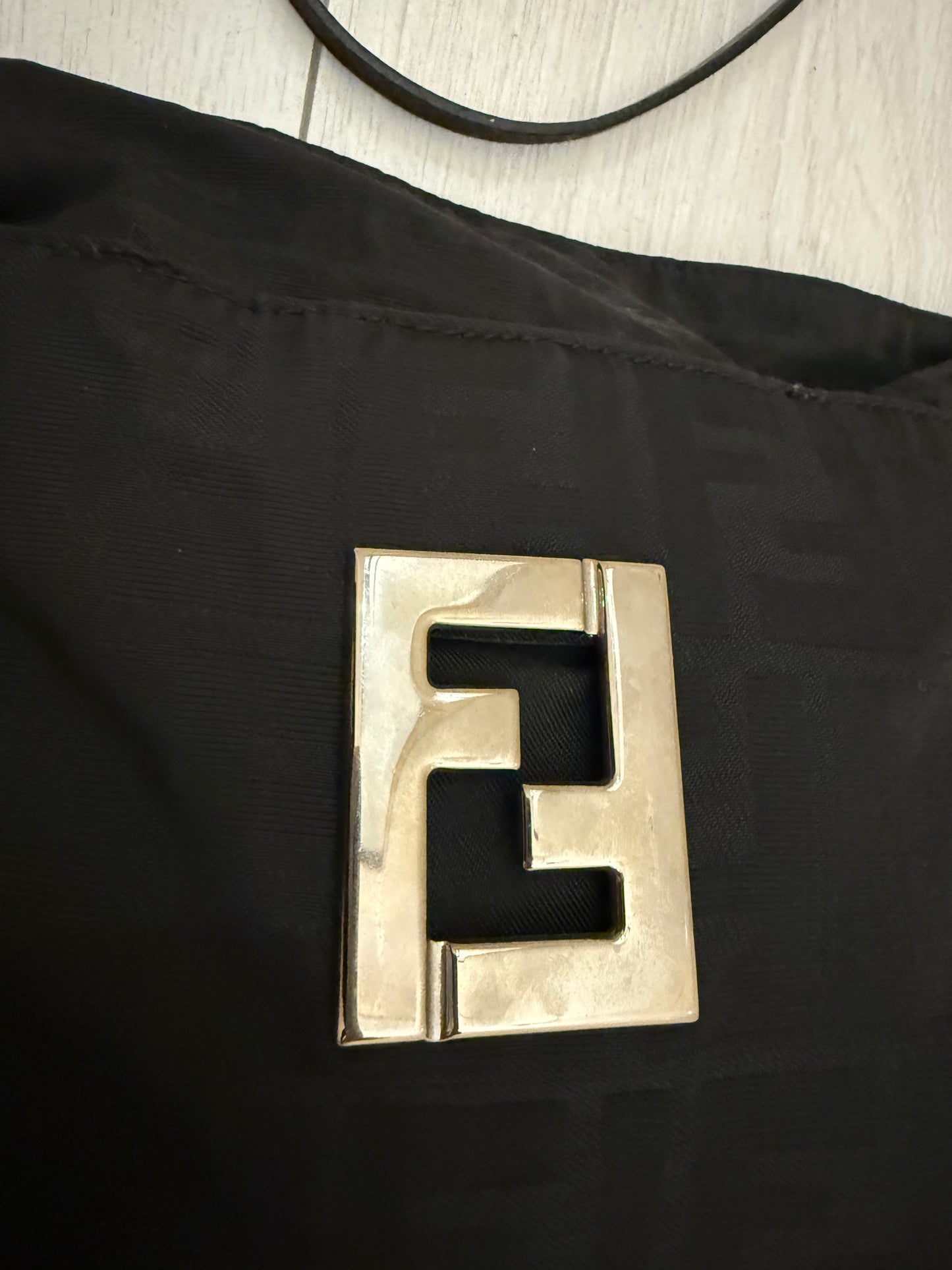 Fendi Zucca Monogram Black Crossbody Bag