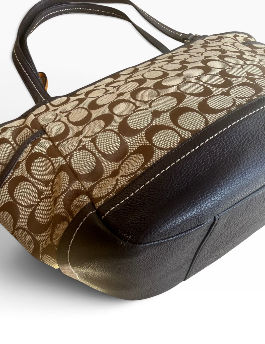 Coach Signature Jacquard Shoulder Tote Bag F23297
