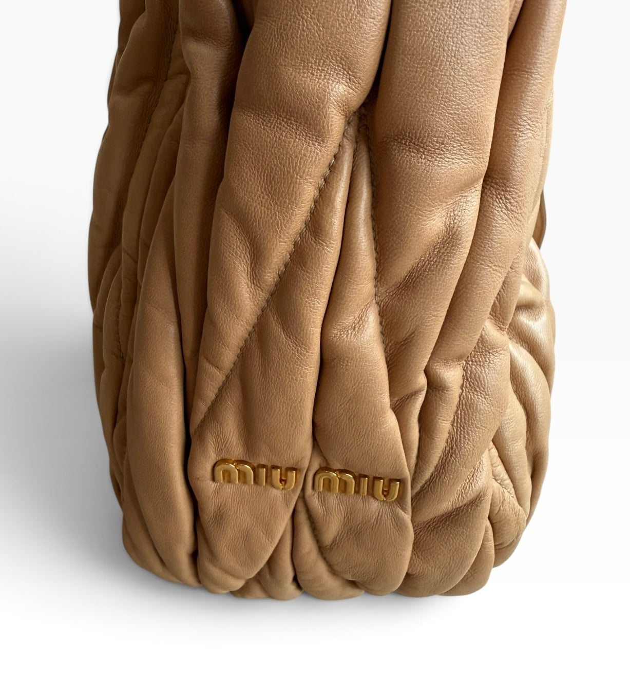 Miu Miu Coffer Matelassé Leather Bag