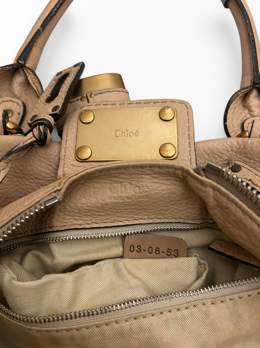Chloe Paddington Studded Shoulder Bag