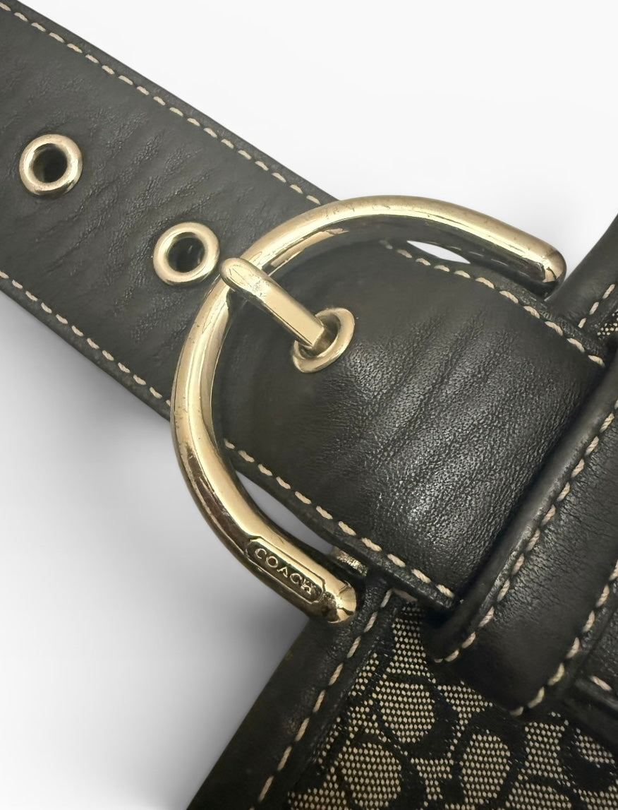 Coach Signature Buckle Tote Bag