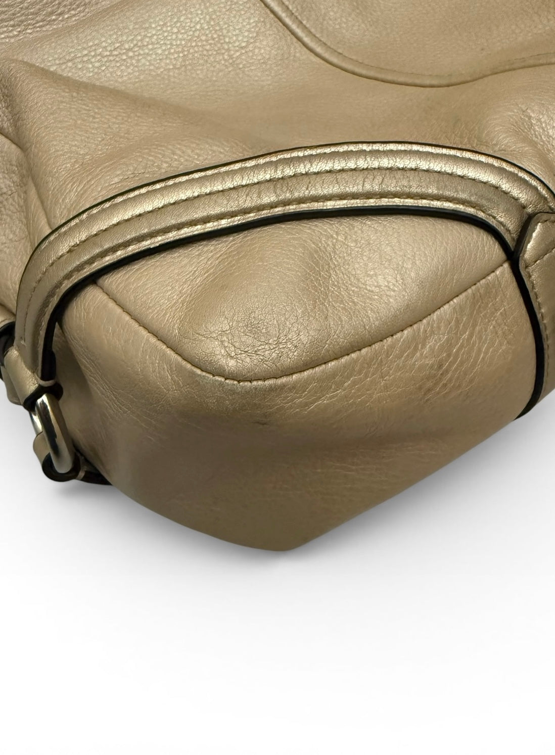 Coach Chelsea Metallic Leather Shimmer Hobo Bag