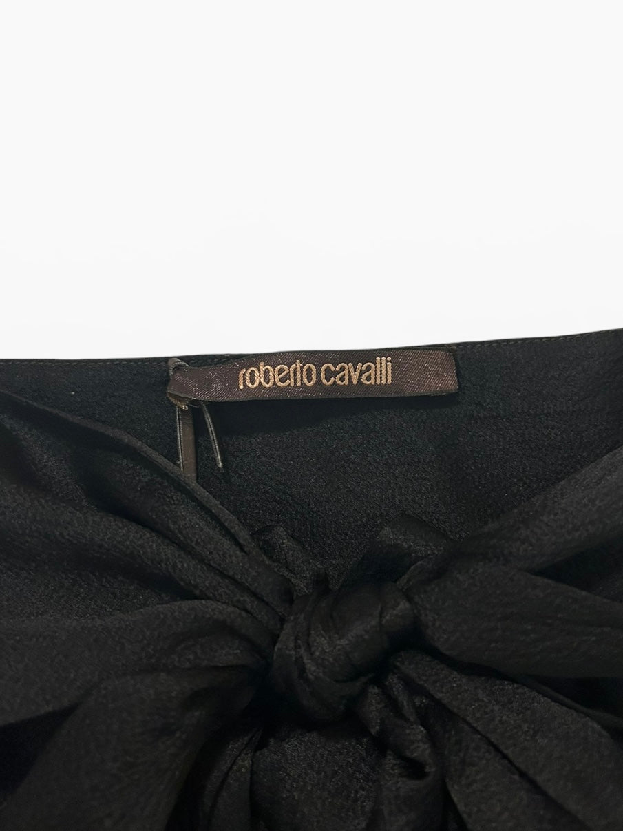 Roberto Cavalli Ruched Midi Skirt