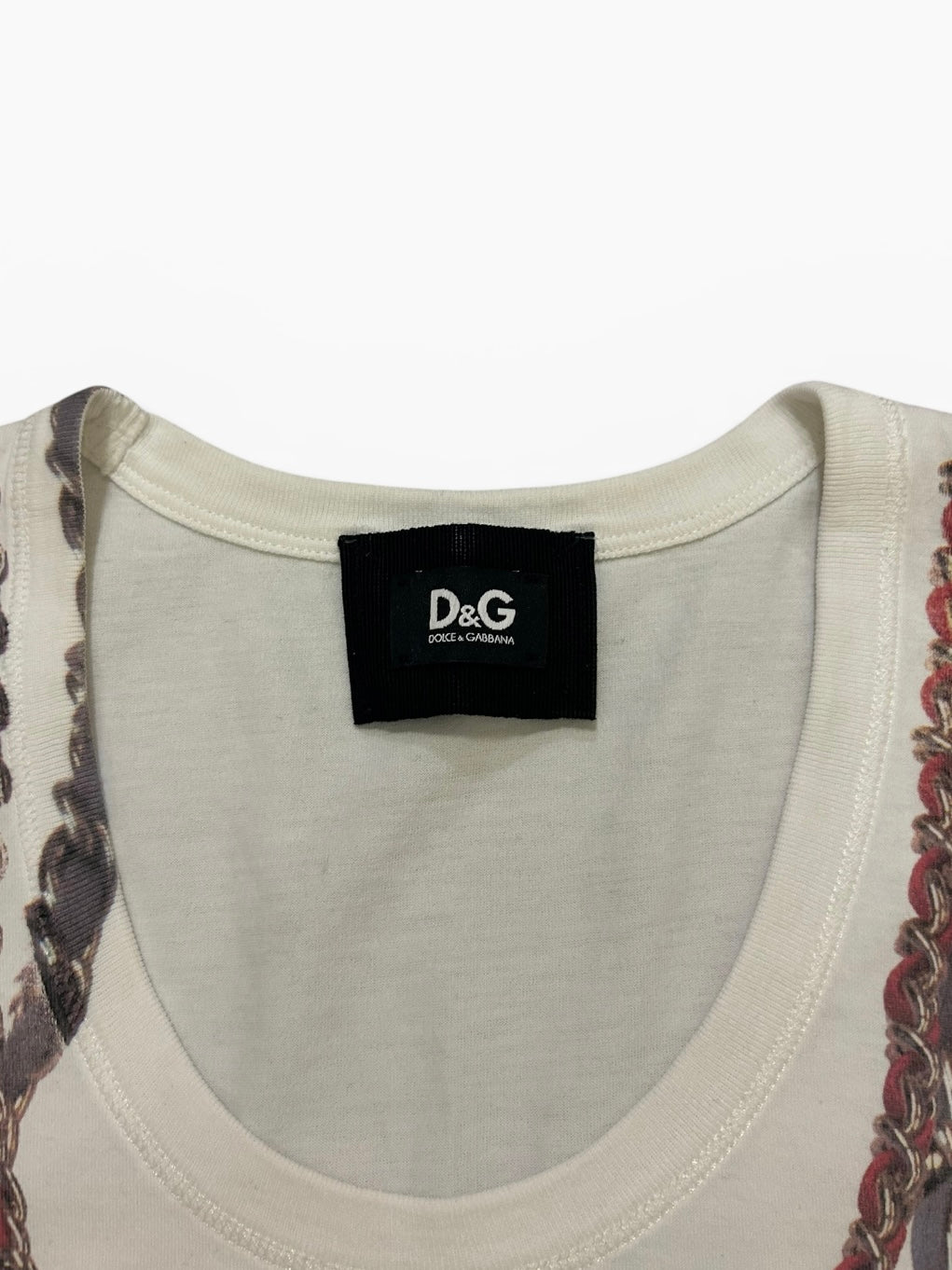 Dolce & Gabbana Layered Necklace Tank