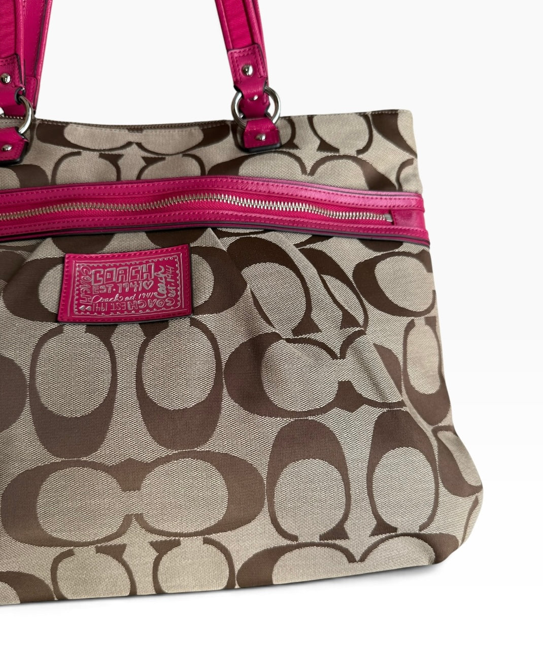 Vintage Coach Poppy Signature Tote F22947