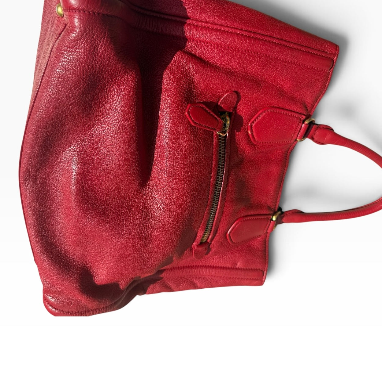 Miu Miu Vitello Shine Tote Bag