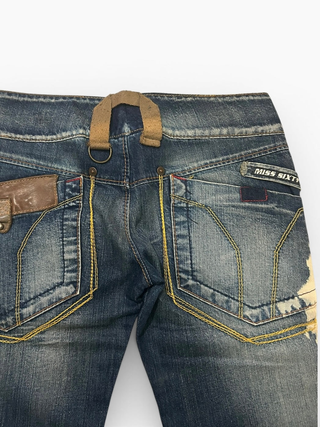 Miss Sixty Cropped Utility Jeans
