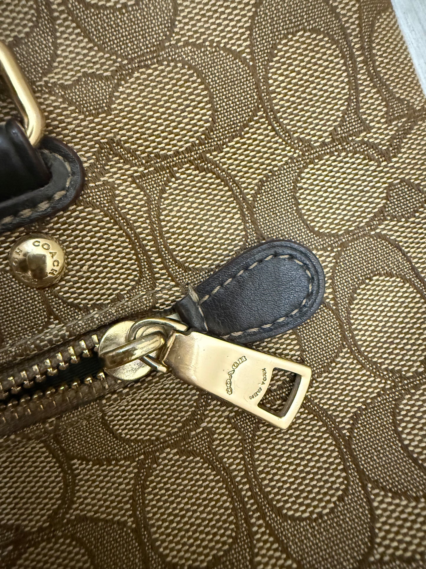 Coach Monogram Tote