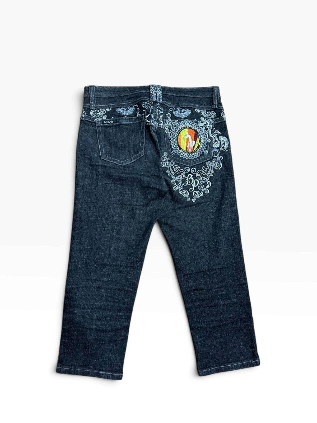 Baby Phat Embroidered Capris