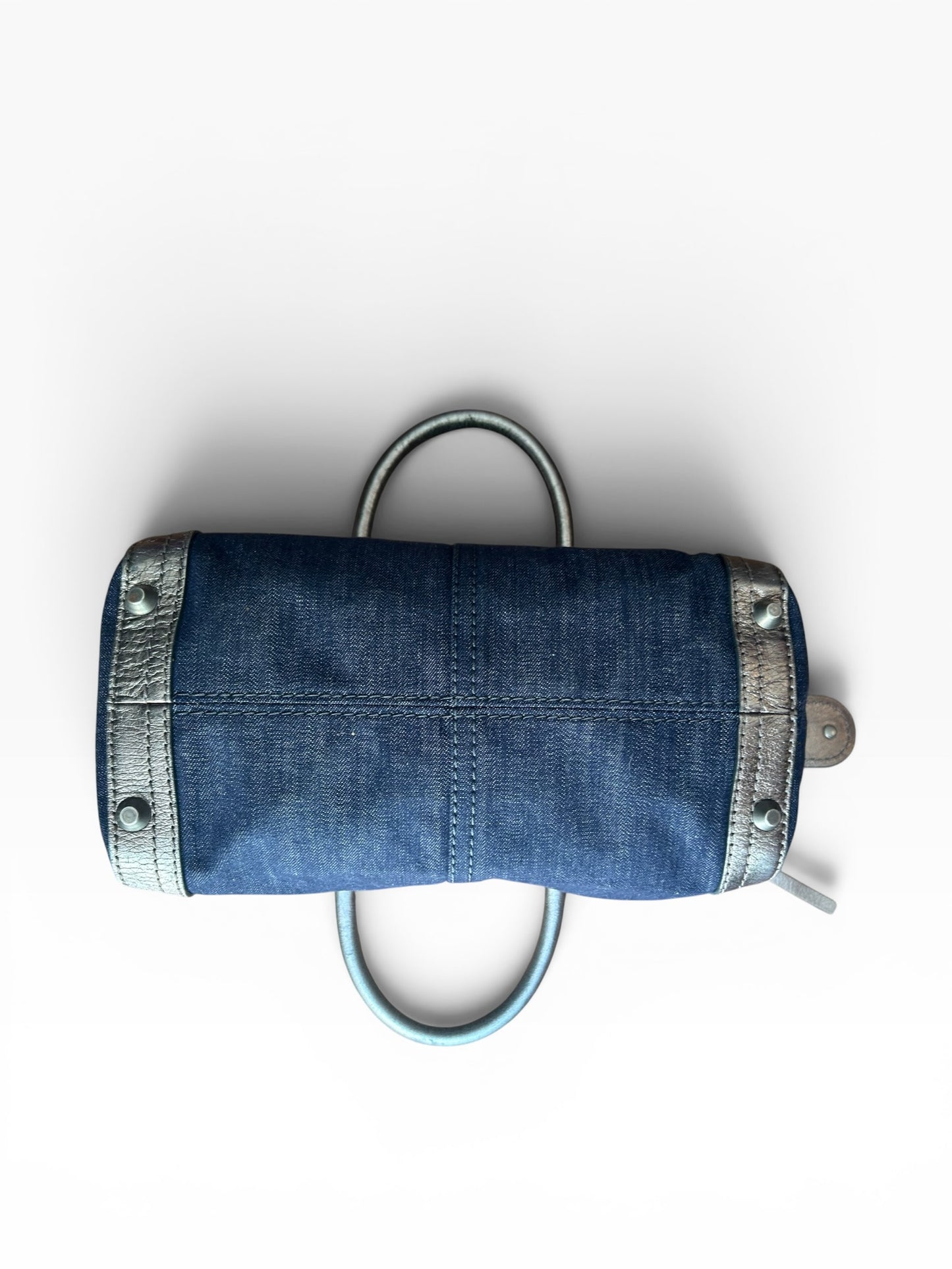 Chloe Denim Mini Boston