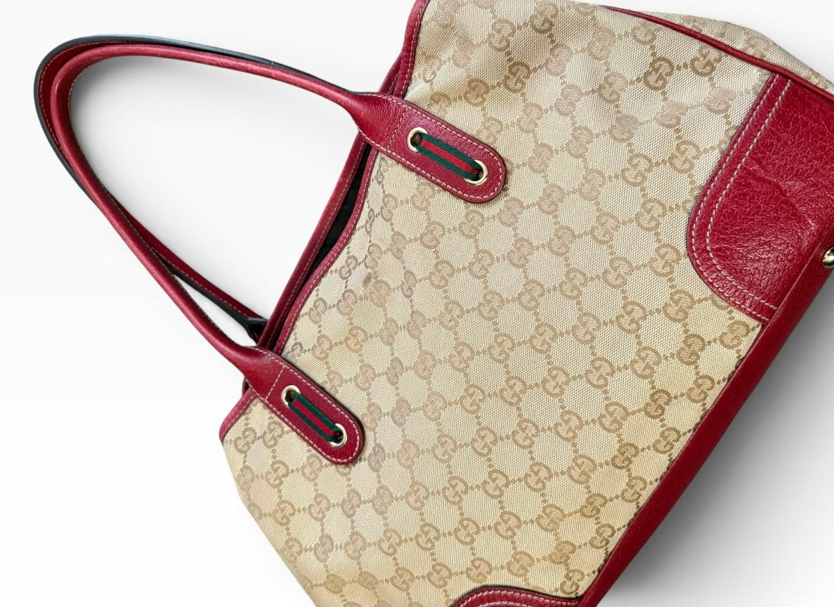Gucci Canvas Web Princy Bag