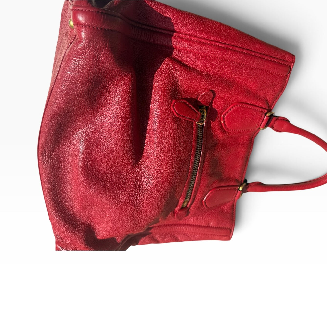 Miu Miu Vitello Shine Tote Bag