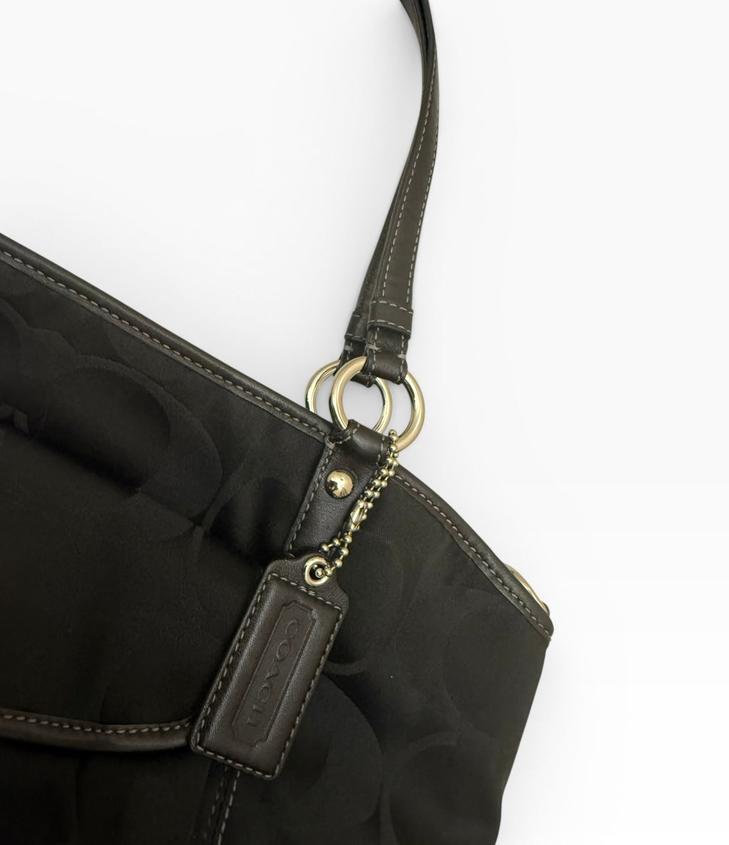 Coach Jacquard Shoulder Bag