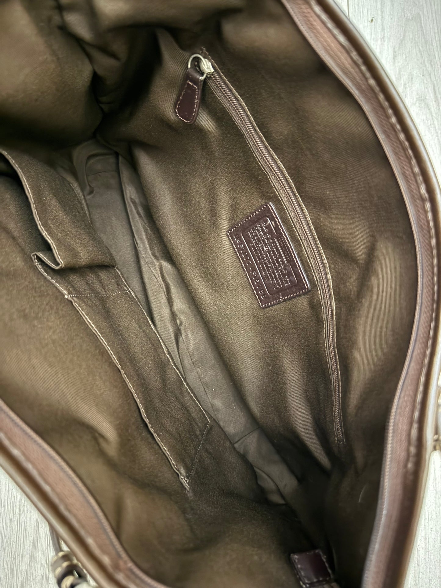 Coach Leah Signature Shoulder Bag