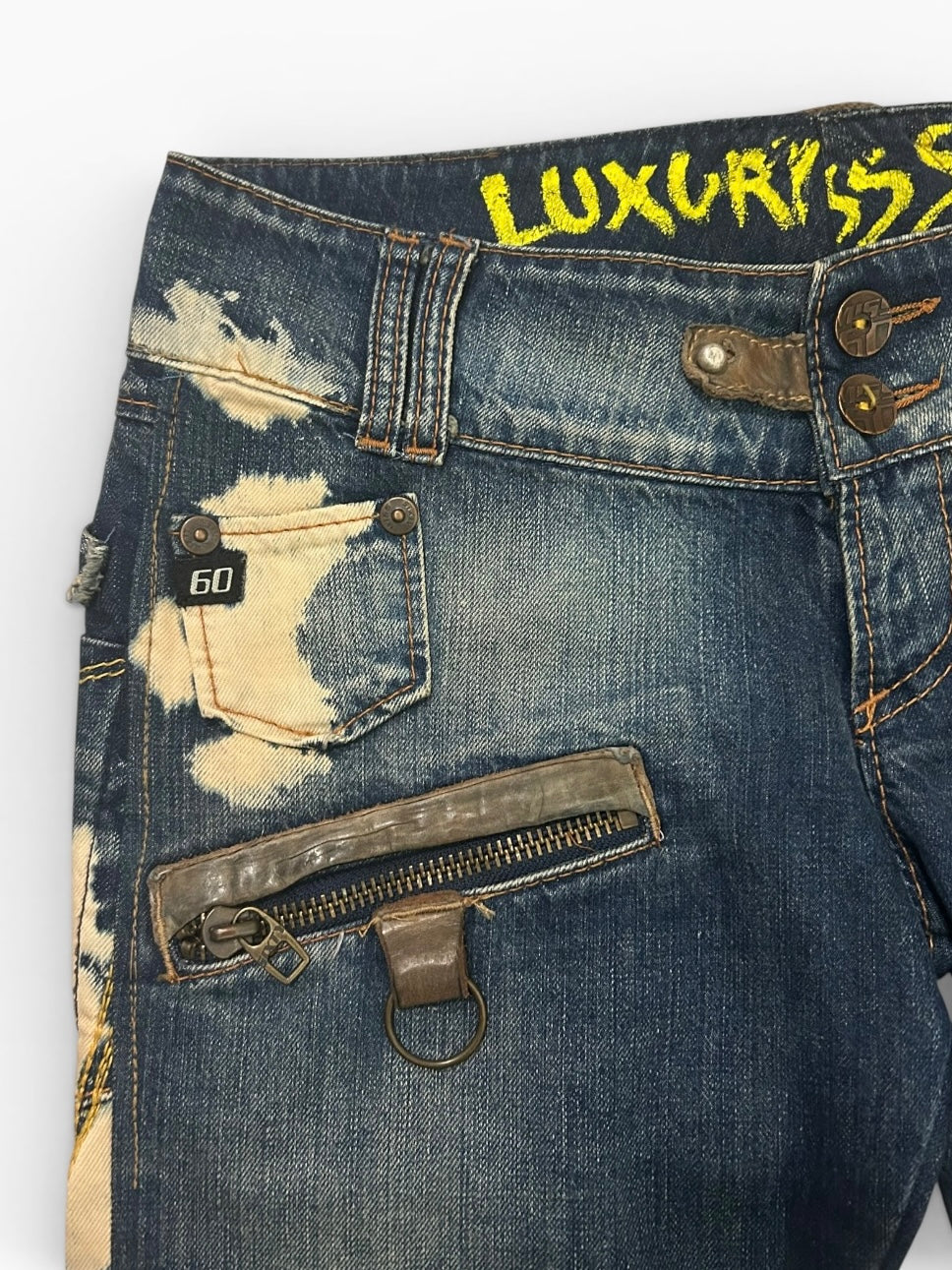 Miss Sixty Cropped Utility Jeans