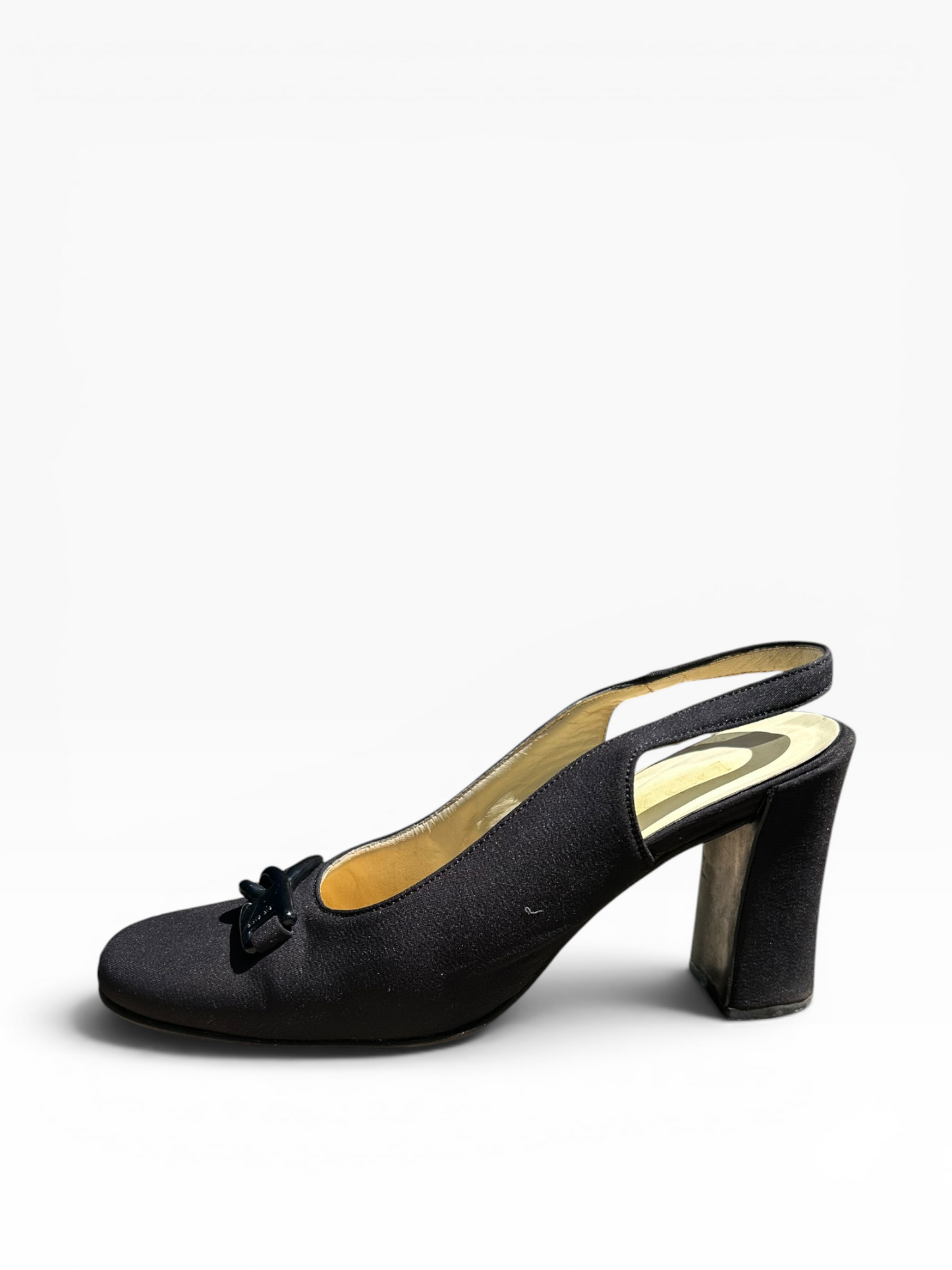 Prada Horsebit Slingback Heels