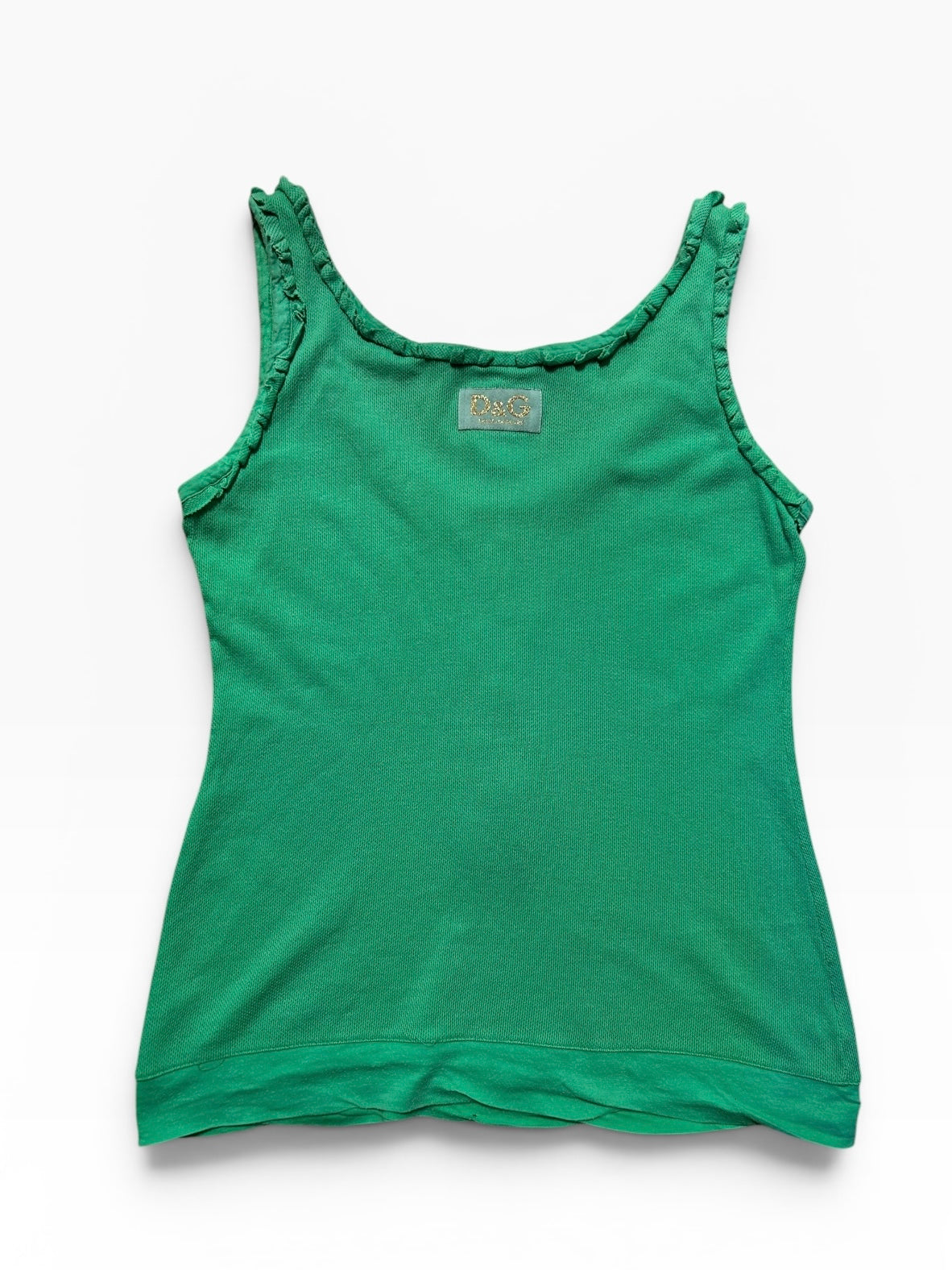 Dolce & Gabbana Ruffle Tank Top
