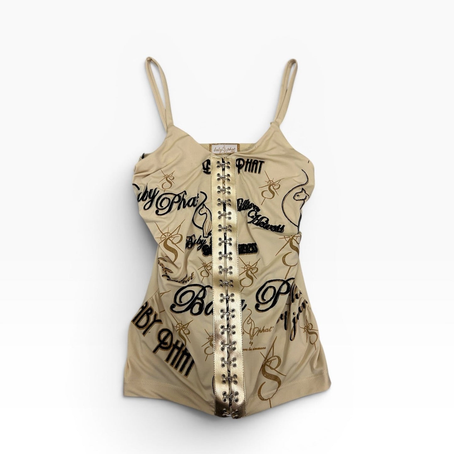 Baby Phat Corset Style Graphic Top