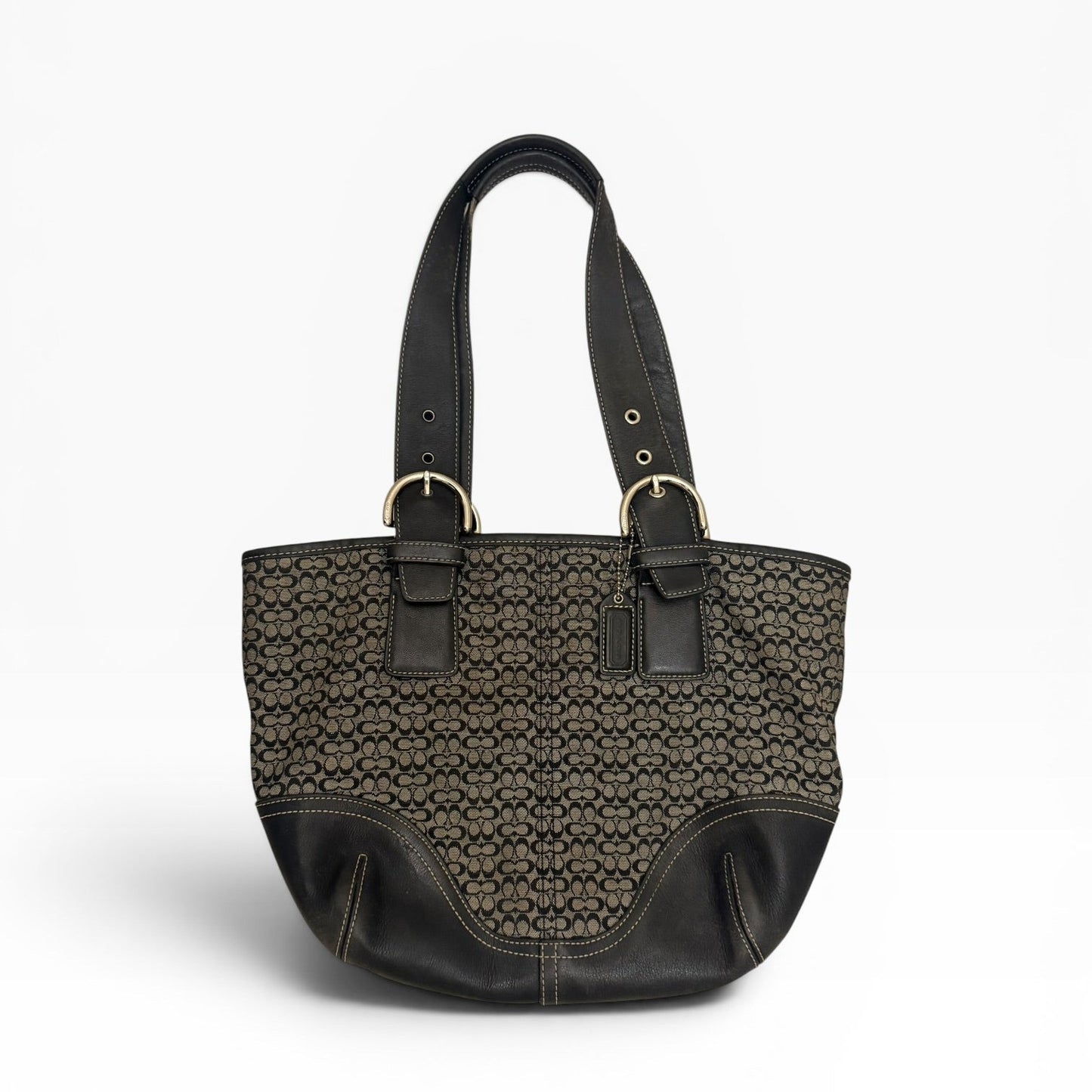 Coach Signature Buckle Tote Bag