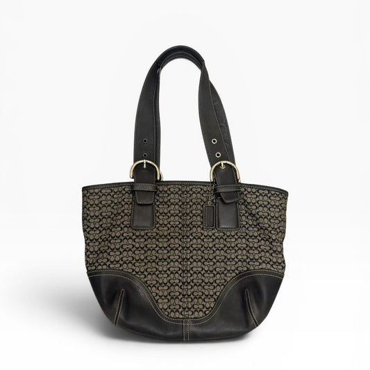 Coach Signature Buckle Tote Bag