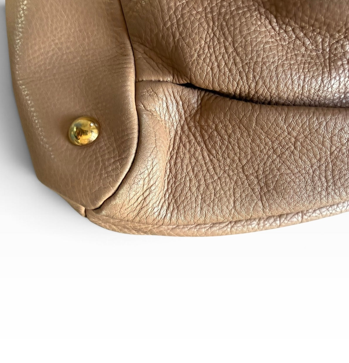 MIU MIU Vitello Lux Bauletto Satchel Bag