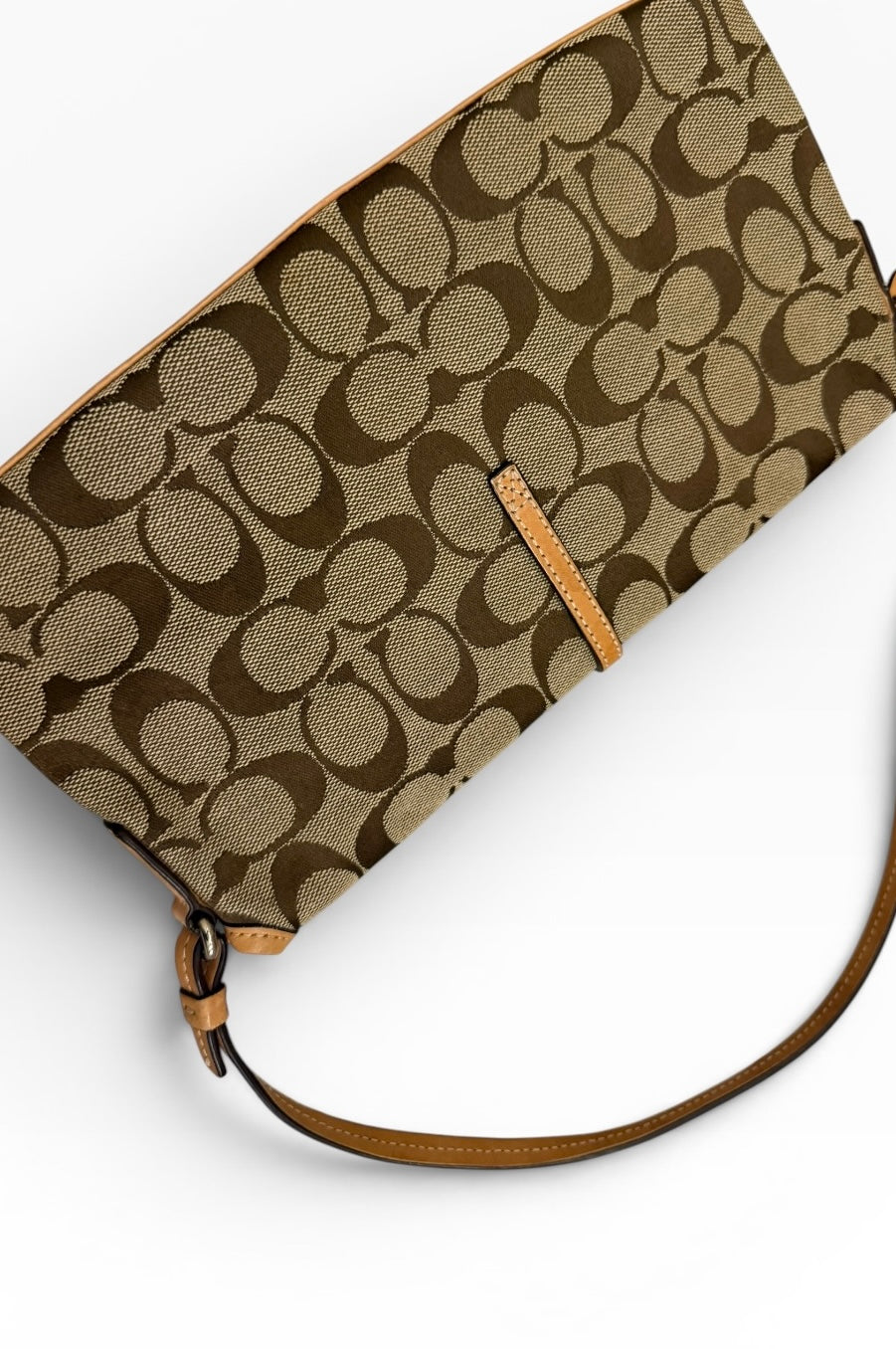 Coach Signature Flap Shoulder Bag
