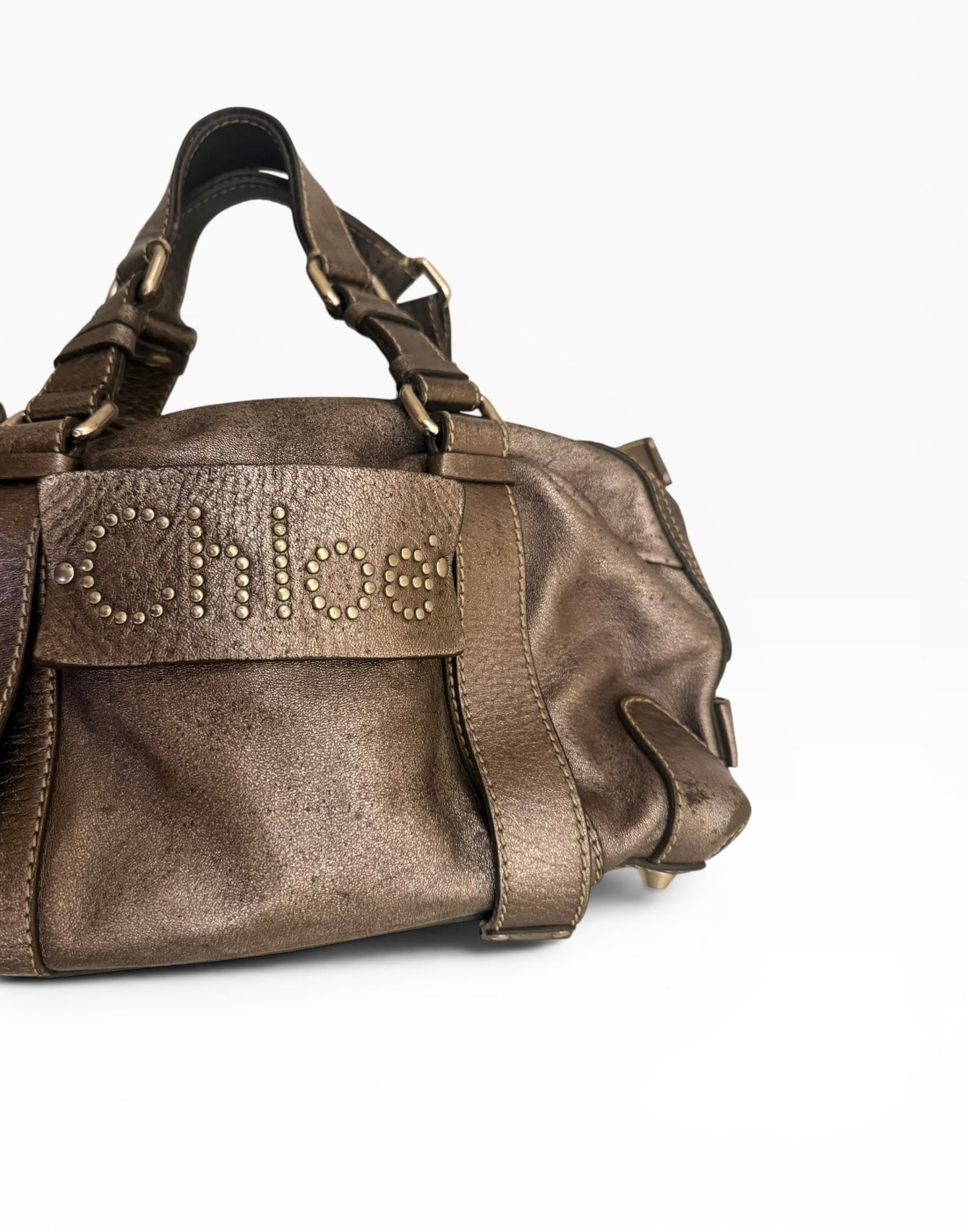 Chloe Patsy Metallic HandBag