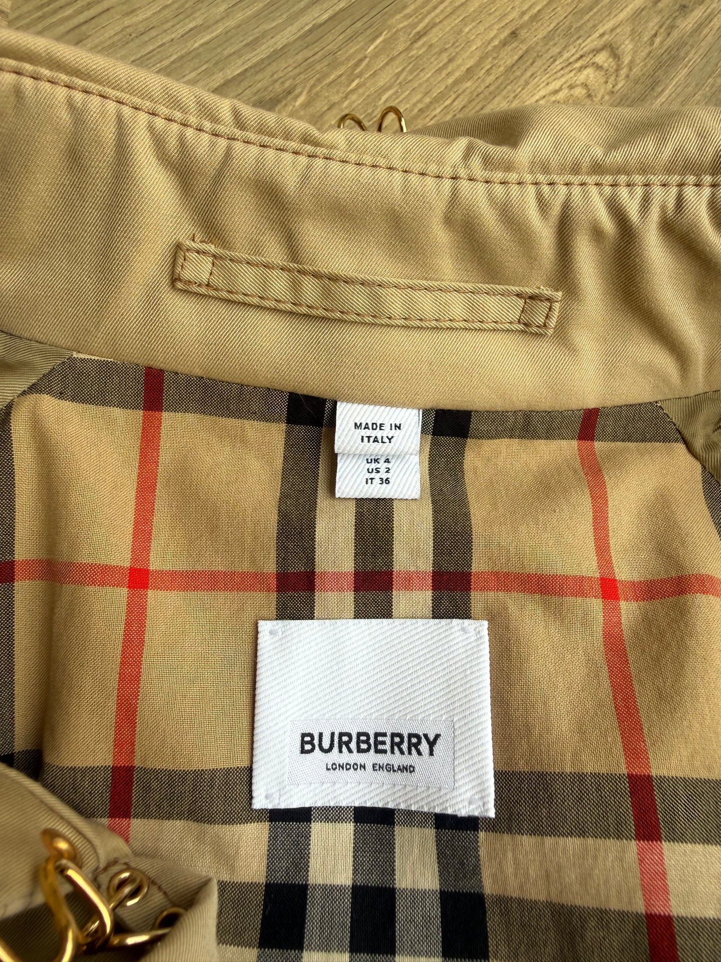 Burberry Chain-Embellished Trench Coat SS19